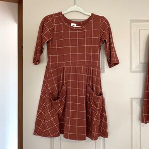 Little and lively girls dress 1-2T bamboo